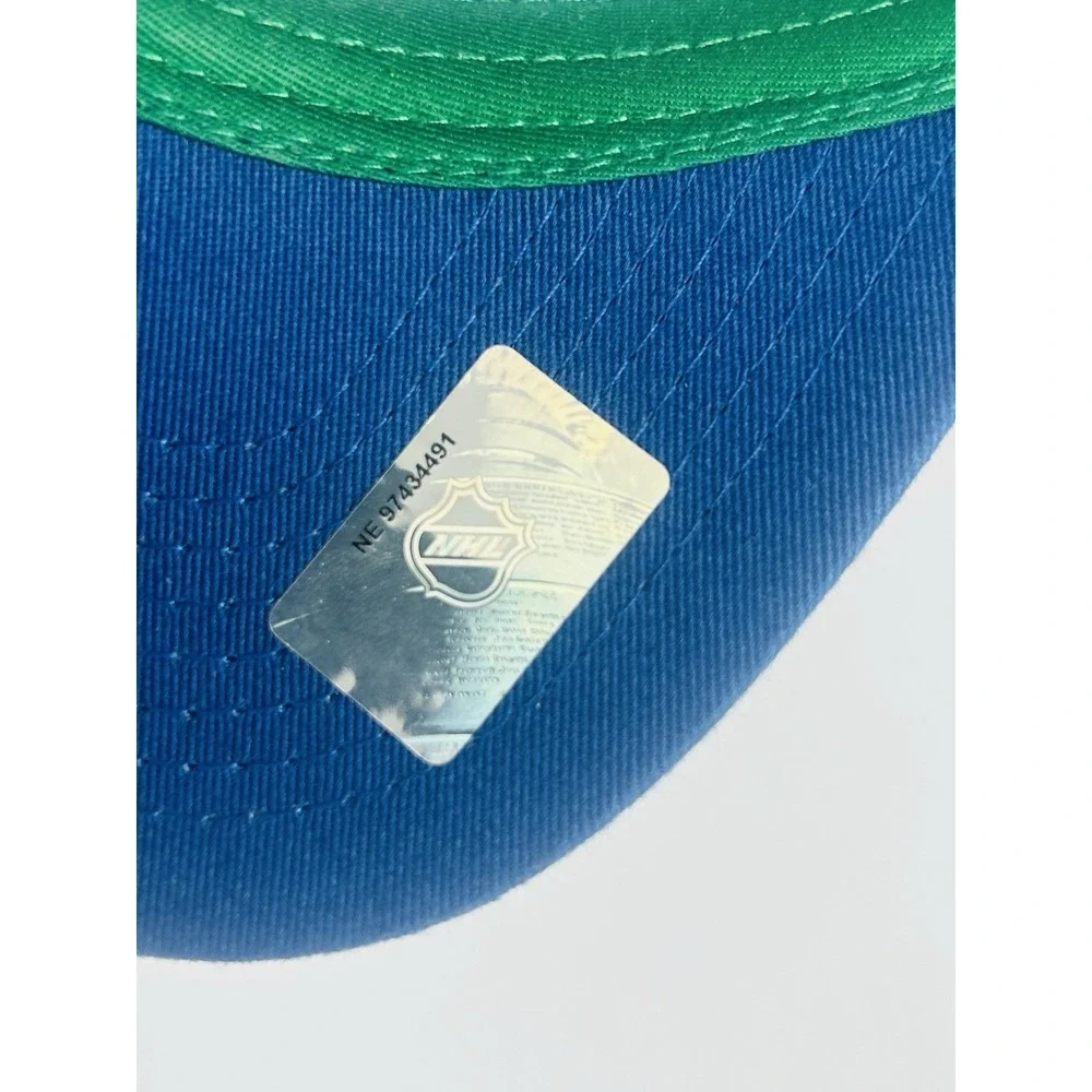 Vancouver Canucks NHL Reebok Dad Hat Adjustable Green Blue OSFA Cap New